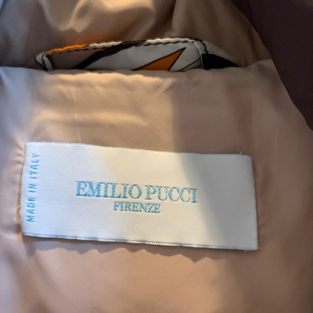 Emilio Pucci down vest size 6 - Picture 3 of 9
